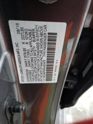 2019 ACURA TLX TECHNO 19UUB3F45KA003479