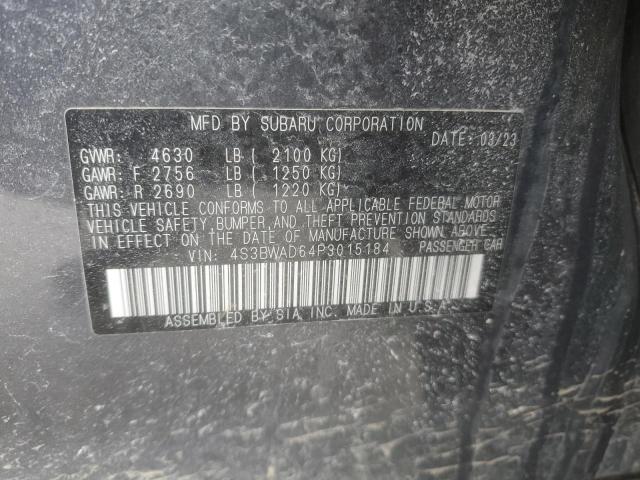 2023 SUBARU LEGACY PRE 4S3BWAD64P3015184