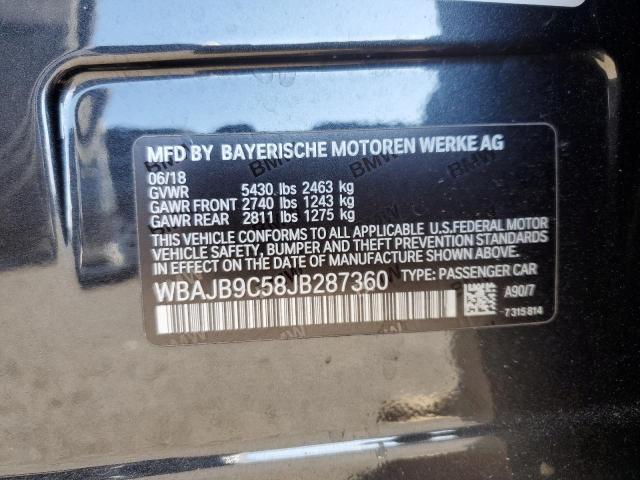 2018 BMW M550XI WBAJB9C58JB287360