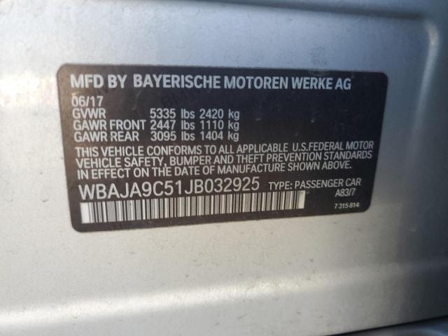 2018 BMW 530E - WBAJA9C51JB032925