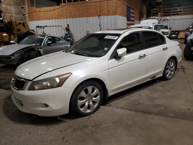 HONDA ACCORD EXL 2008 white  gas 1HGCP36858A040718 photo #1