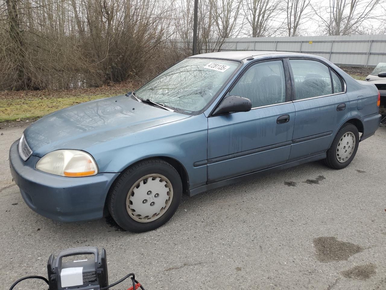 1997 HONDA CIVIC DX TURQUOISE JHMEJ6628VS031179
