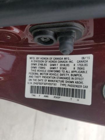 2015 HONDA CIVIC LX - 2HGFB2F50FH557161