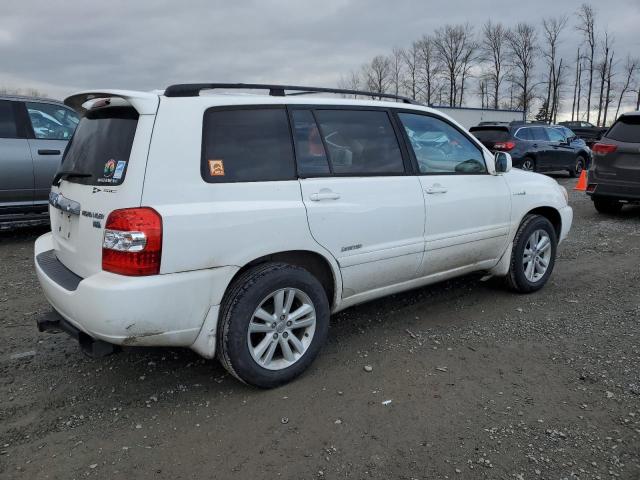 TOYOTA HIGHLANDER 2006 white  hybrid engine JTEEW21A960022297 photo #4