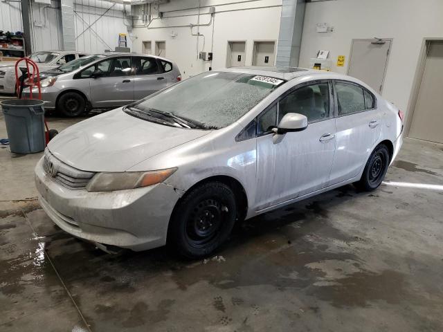 Vin: 2hgfb2f52ch113579, lot: 45281345, honda civic lx 20121