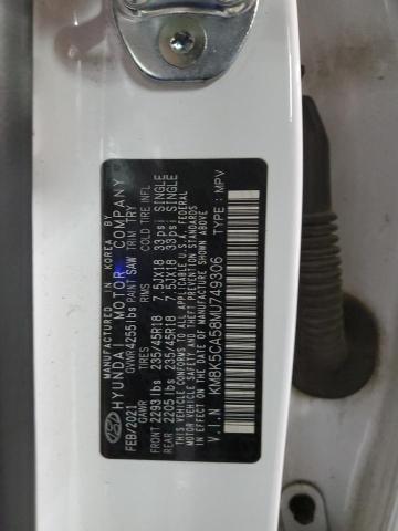 2021 HYUNDAI KONA ULTIM KM8K5CA58MU749306