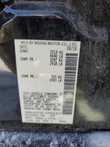 2019 NISSAN ALTIMA EDI 1N4AL4FV2KC100162