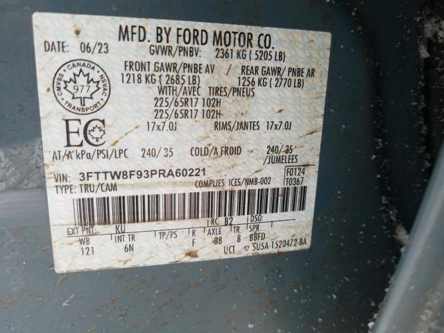 2023 FORD MAVERICK X 3FTTW8F93PRA60221