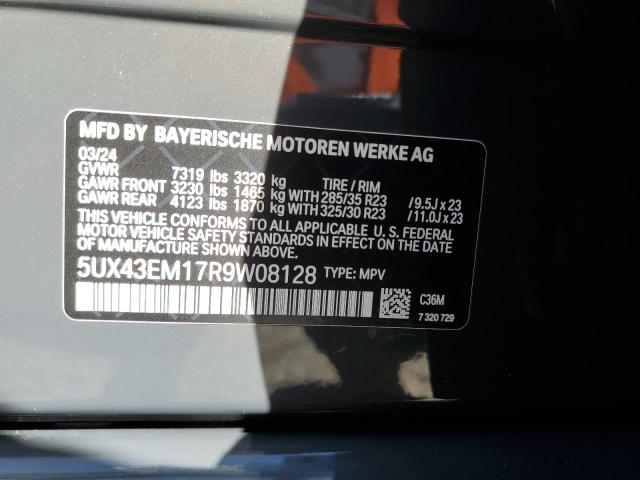 2024 BMW X7 ALPINA 5UX43EM17R9W08128