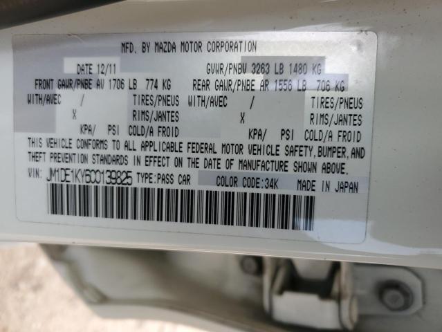 2012 MAZDA MAZDA2 - JM1DE1KY6C0139825