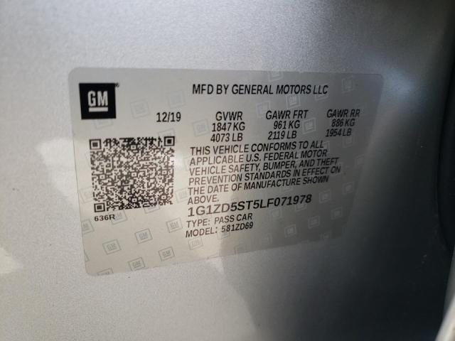 2020 CHEVROLET MALIBU LT - 1G1ZD5ST5LF071978