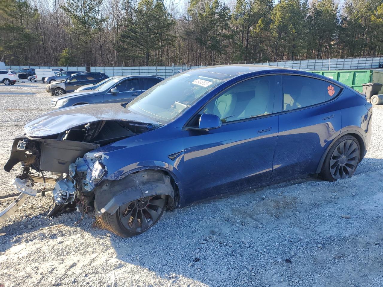 5YJYGDEF9LF018120 TESLA MODEL Y 2020