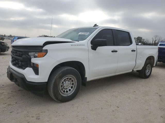 CHEVROLET SILVERADO 2024 white  gas 3GCPAAEK0RG184893 photo #1