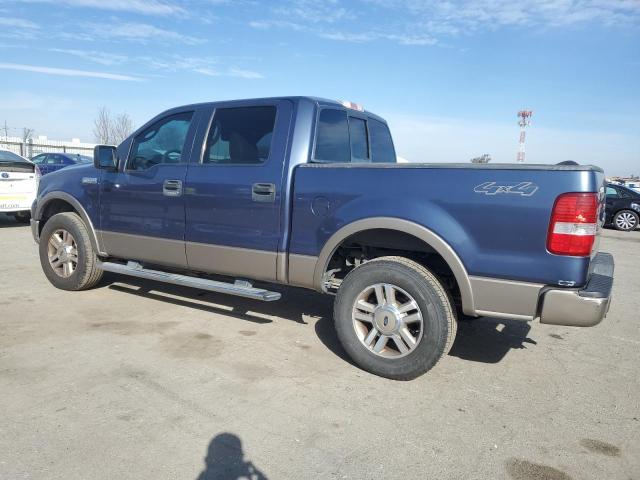 FORD F150 SUPER 2005 blue  gas 1FTPW14565FB63832 photo #3