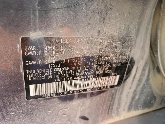 2024 SUBARU OUTBACK - 4S4BTAAC3R3196909
