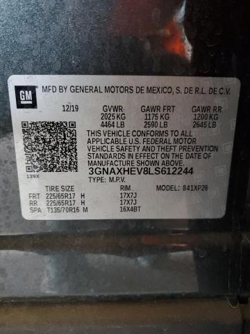 2020 CHEVROLET EQUINOX LS - 3GNAXHEV8LS612244