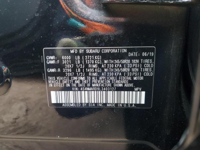 2020 SUBARU ASCENT TOU 4S4WMARD9L3403127