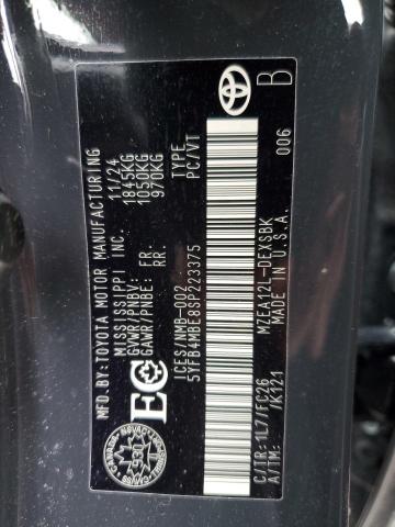 2025 TOYOTA COROLLA SE - 5YFB4MBE8SP223375