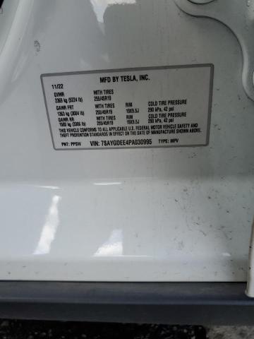 2023 TESLA MODEL Y 7SAYGDEE4PA030995