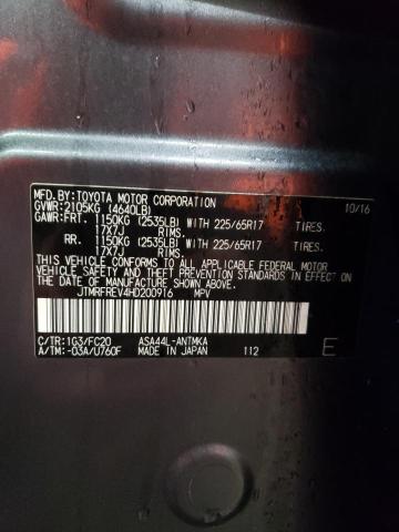 2017 TOYOTA RAV4 XLE - JTMRFREV4HD200916