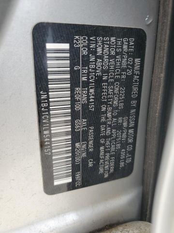 JN1BJ1CV1LW544157 2020 NISSAN ROGUE