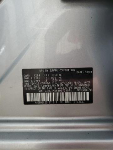 2021 SUBARU IMPREZA - 4S3GTAB66M3704074