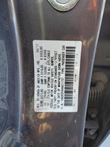 2017 HONDA ACCORD EXL - 1HGCR2F84HA211737