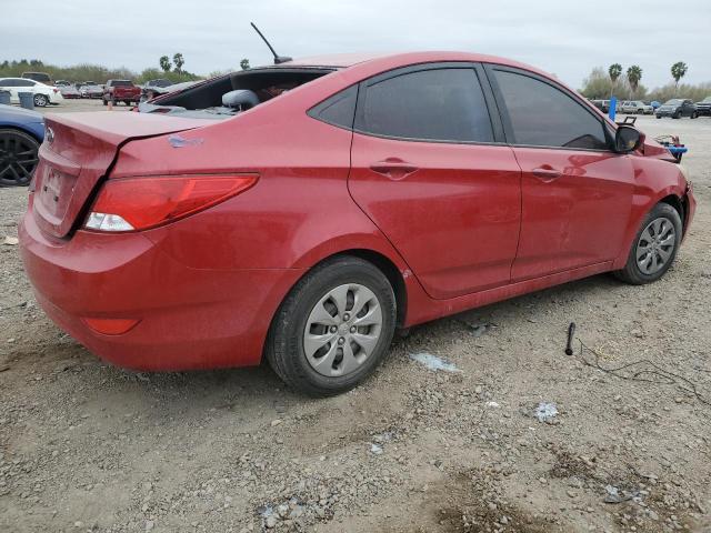 HYUNDAI ACCENT SE 2017 red sedan 4d gas KMHCT4AE3HU318085 photo #4