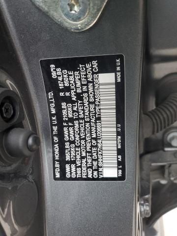 2020 HONDA CIVIC EX - SHHFK7H64LU206691
