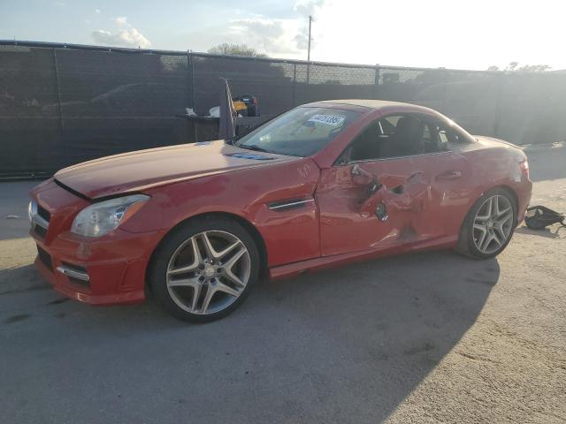 MERCEDES-BENZ SLK 350 2016 red converti gas WDDPK5HA2GF116641 photo #1