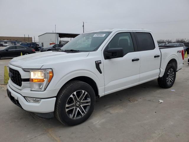 FORD F150 SUPER 2021 white  gas 1FTEW1CP0MFC94084 photo #1