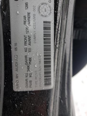2016 AUDI A7 QUATTRO WAU3GAFC3GN198373