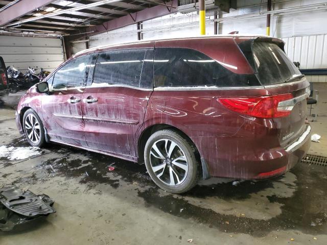 HONDA ODYSSEY EL 2018 maroon  gas 5FNRL6H95JB035754 photo #3