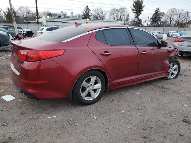 2015 Kia Optima Lx red null gas 5XXGM4A70FG493854 photo #4