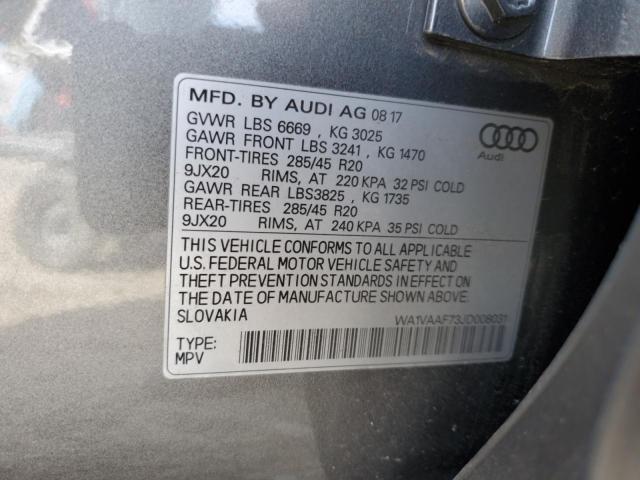2018 AUDI Q7 PRESTIG - WA1VAAF73JD008031