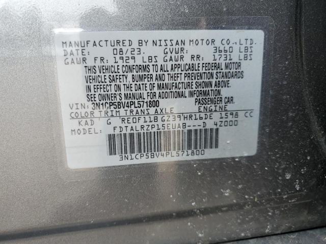 2023 NISSAN KICKS S 3N1CP5BV4PL571800