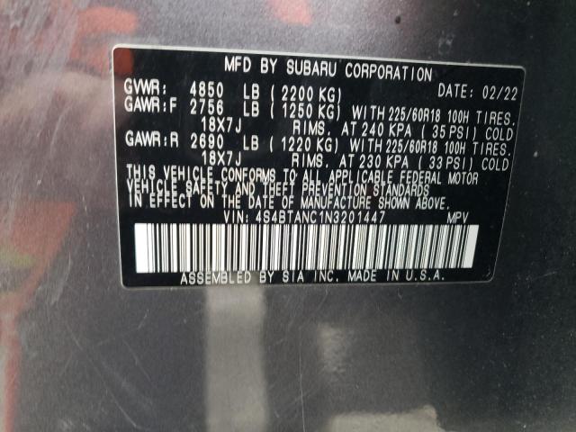 2022 SUBARU OUTBACK LI - 4S4BTANC1N3201447