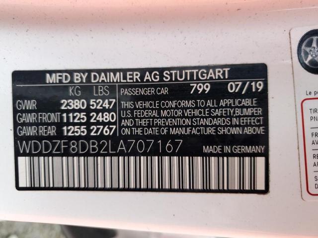2020 MERCEDES-BENZ E 350 - WDDZF8DB2LA707167