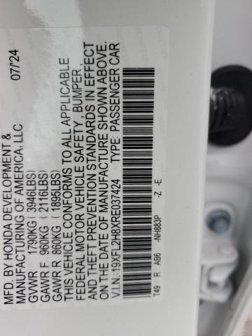 2024 HONDA CIVIC SPOR - 19XFL2H8XRE037424