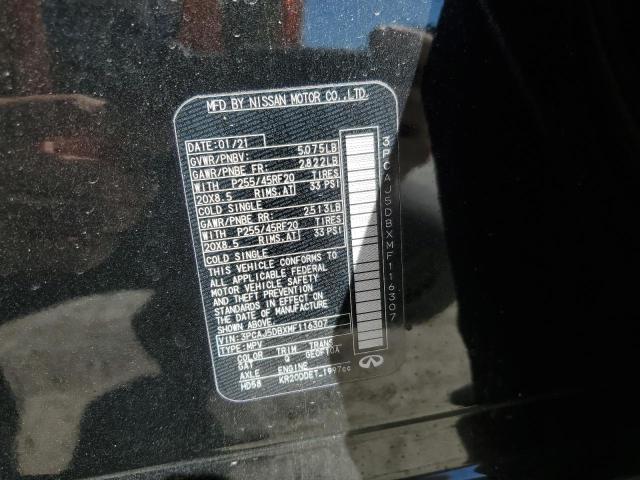2021 INFINITI QX50 SENSO 3PCAJ5DBXMF116307