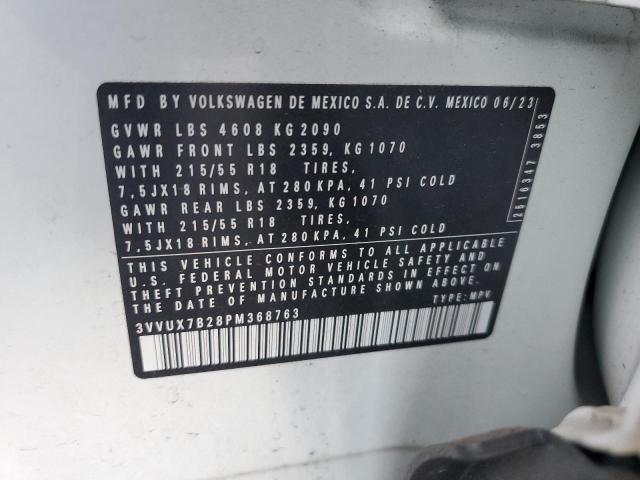 2023 VOLKSWAGEN TAOS SE 3VVUX7B28PM368763