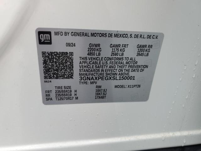 2025 CHEVROLET EQUINOX LT - 3GNAXPEGXSL150001