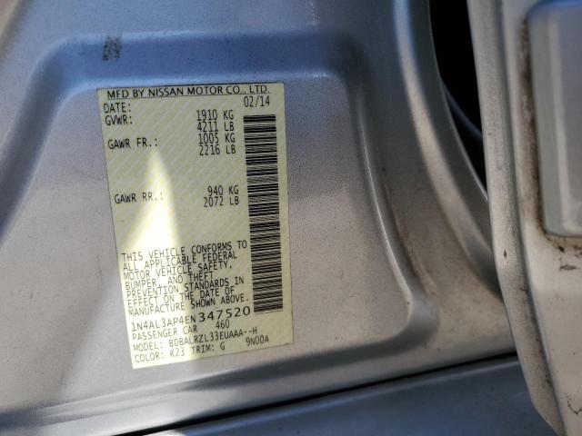 2014 NISSAN ALTIMA 2.5 - 1N4AL3AP4EN347520