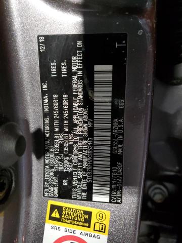 2019 TOYOTA HIGHLANDER - 5TDBZRFH7KS953143