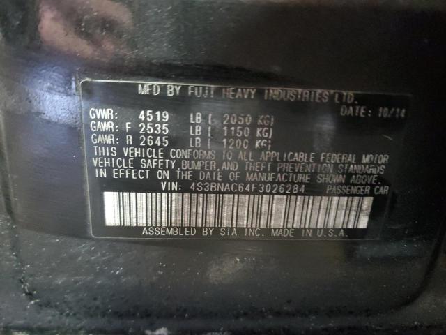 2015 SUBARU LEGACY 2.5 - 4S3BNAC64F3026284
