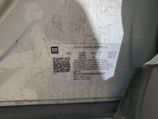2023 CHEVROLET BOLT EV 2L 1G1FX6S04P4150162