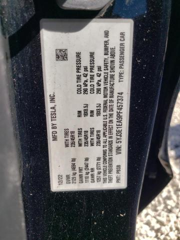 2023 TESLA MODEL 3 - 5YJ3E1EA9PF457374