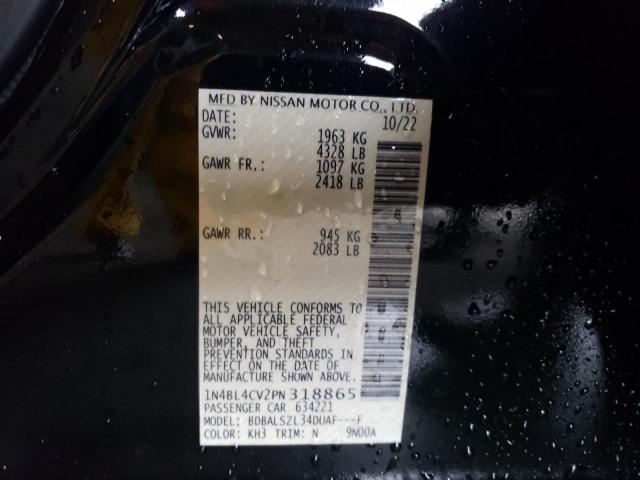 2023 NISSAN ALTIMA SR 1N4BL4CV2PN318865