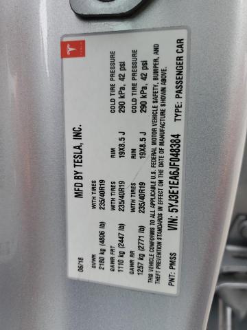 2018 TESLA MODEL 3 5YJ3E1EA6JF048384