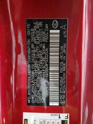 2015 LEXUS RC 350 JTHSE5BC4F5002536